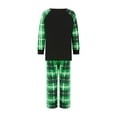 thumbnail image 4 of Meihuid Holiday Family Pajamas Matching Sets Christmas PJs with Mama Bear Printed Romper Plaid Pants Sleepwear, 4 of 9