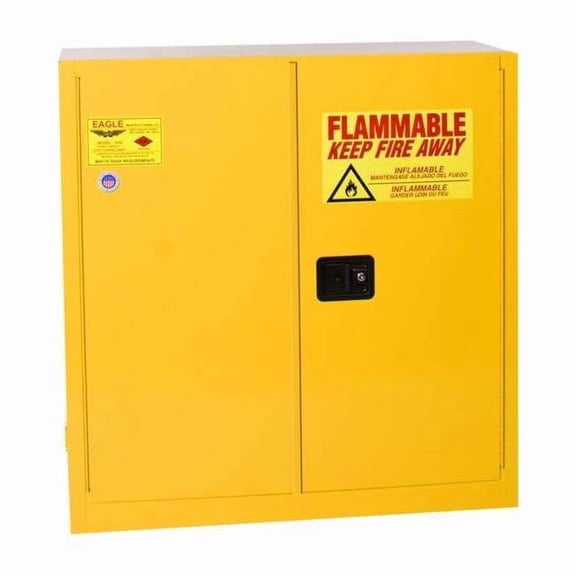 Eagle Mfg Flammable Liquid Safety Cabinet,Yellow 3010X