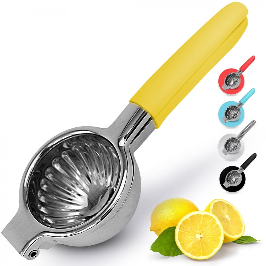 Zulay Kitchen Heavy Duty Stainless Steel Lemon Squeezer - Yellow