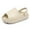 Beige, variant on Toddler Little Kids Slides Sandals Girls Boys Summer Slip-On Lightweight Beach Pool Sandals