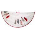 thumbnail image 4 of Kurt Adler TS0254 50 in. Embroidered Tree Skirt, Ivory, Green & Red, 4 of 4