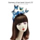 thumbnail image 3 of Butterfly Fascinator Hat Party Hat Butterfly Headpiece 3d Butterfly Headbands Butterfly Hair Hoop Butterfly HairBand Yellow, 3 of 4