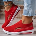 thumbnail image 2 of KEVCHE Womens Orthopedic Walking Shoes Breathable Soft Knitted Sneakers, Arch Support Casual Slip-On Athletic Footwear for Plantar Fasciitis Relief, Lightweight Non-Slip Daily Sport Shoes, 2 of 5