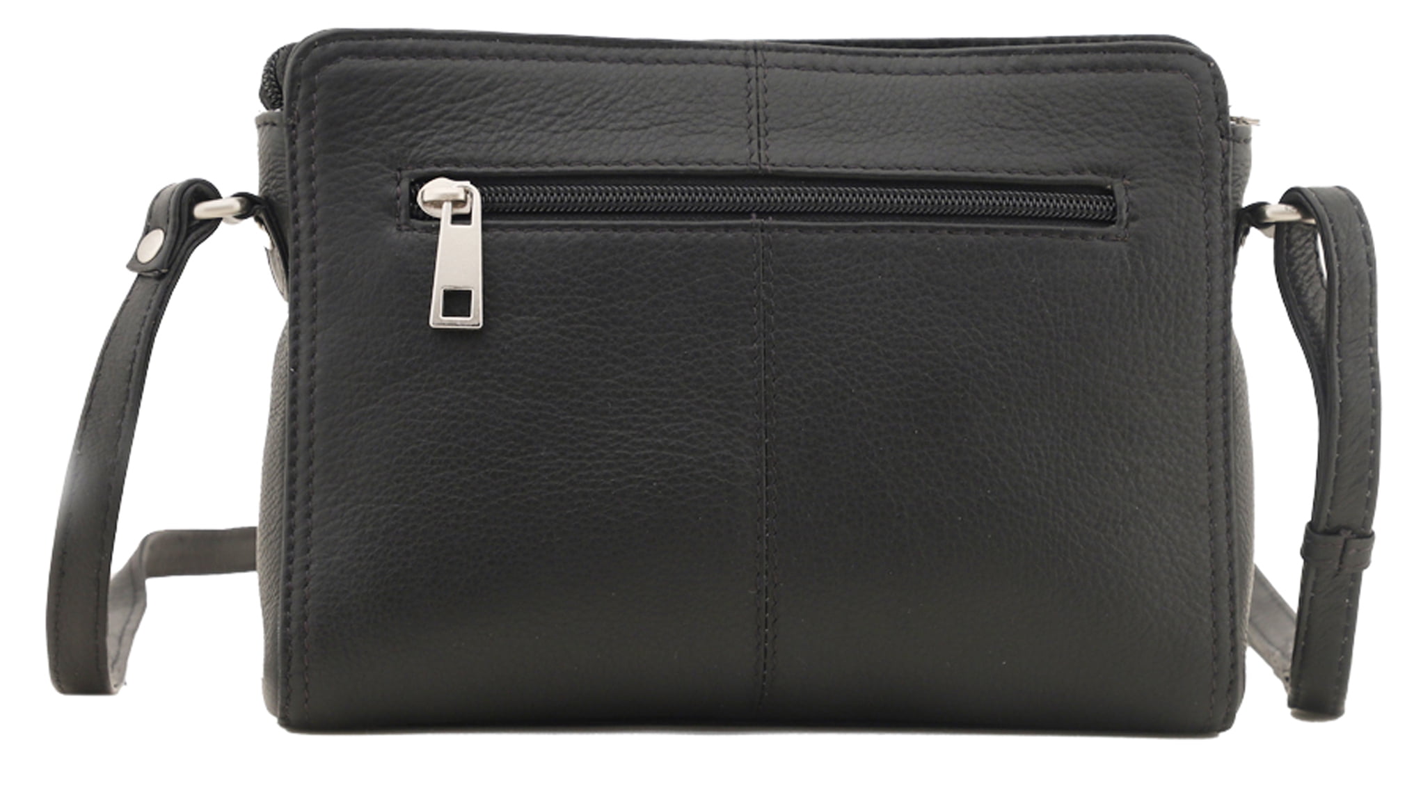 Leather Crossbody Purses For Women- Small Shoulder Handbag With Adjustable Strap