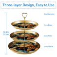 thumbnail image 3 of Turtle Plastic Discs Iron Pillar Dessert Table Stand for Parties and Events - Stylish Display for Weddings, 3 of 6