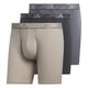 thumbnail image 1 of Calzoncillos tipo bóxer adidas de microfibra para hombre, paquete de 3 unidades, Wonder Beige, 1 of 6