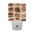 thumbnail image 5 of Yayeee LED Night Light for The Home Plug in With Light Sensors 2 Pack, Brown Cakes, 5 of 5
