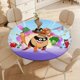 thumbnail image 4 of Supertato-theme Fitted Round Tablecloths Elastic Edged Table Covers Waterproof Table Cloth for Kitchen Holiday Party Tables Decor 120cm, 4 of 6