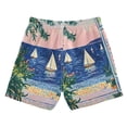 thumbnail image 7 of FORMRS Boys Swim Trunks Quick Dry Mesh Liner Boardshorts Sizes XS-XL, Colorful Seaside, 7 of 7