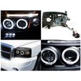 thumbnail image 2 of Spec-D Tuning 2LHP-DAK05JM-TM Dodge Dakota Dual Halo Led Projector Black Head Lights Pair, 2 of 2
