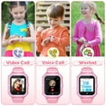 thumbnail image 6 of Eurhowing 4G Kids Smartwatch, 1.4" Touchscreen Waterproof Smart Watch Phone with Two Way Call, GPS Tracker, SOS Alert, Parent Control App, Gift for Boys Girls Aged 3-15, Pink, 6 of 12