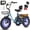 Blue, variant on ESKUTE T300 E Trike Electric Tricycle for Adults, 750W Brushless Motor 18MPH+ Fat Tire Folding Trike, Step-Thru 3 Wheel Electric Bicycle, Up to 55 Miles Black with Oversized Seat, UL2849
