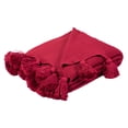 thumbnail image 3 of SAFAVIEH Brantley Throw Blanket Orange, 3 of 3