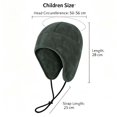 thumbnail image 4 of Children Ear‑Protection Hat Adjustable Warm Cap Boys Girls Winter Hiking Running Sports Headwear, 4 of 9