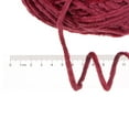 thumbnail image 6 of Uxcell 1 Skein Velvet Yarn Chenille Yarn 100g/3.5oz 87 Yards 6# Super Bulky Polyester Soft Blanket Yarn Dark Red, 6 of 6