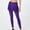 Purple, variant on WJHWSX Womens Leggings,Women's Leggings,Butt Lifting Leggings for Women,Cinched,Comfort Fit,Solid,Polyester,Spandex ,Navy,M(US:6)