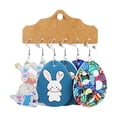 thumbnail image 1 of Easter Theme Rabbit Egg Carrot Set Leather Earrings Jewelry, 1 of 9