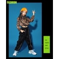 thumbnail image 4 of Rolanko Girls' Y2K Parachute Cargo Pants High Waisted Versatile Wear for Everyday School and Dance, 4 of 5