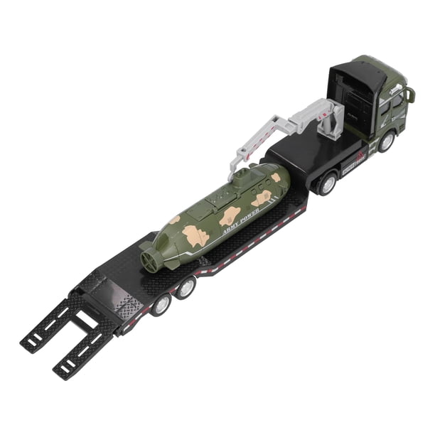 Modelo de submarino de camiones, modelo de camiones militares submarinos, modelo de camiones militares submarinos, modelo de camiones para niños, modelo de submarino construido para precisión
