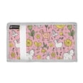 thumbnail image 2 of JIALIOU Nylon Trifold Card Wallet with ID Window Zipper Pocket for Men Women Teen Cute Farm Animals, 2 of 7