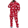 thumbnail image 2 of Men Christmas Sweatsuits 2 Piece Set Funny Xmas Graphic Loose Hoodie Sweatshirt And Joggers Sweatpants Sets Comfortable Fall Winter Lounge Sport Suit Set With Pocket Red XL, 2 of 5