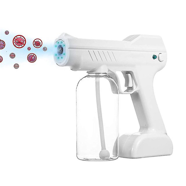Máquina rociadora de pistola de vapor nana de luz azul recargable portátil de 800ml Feliz Sencillez