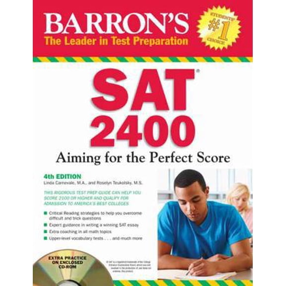 Pre-Owned Barron's SAT 2400: Aiming for the Perfect Score (Paperback) 1438071892 9781438071893