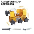 thumbnail image 5 of Chain saw Sharpener Quick，Portable Hand-Cranked Chain saw Sharpening Jig Kit for All Chain Saws and Electric Saws, 5 of 11