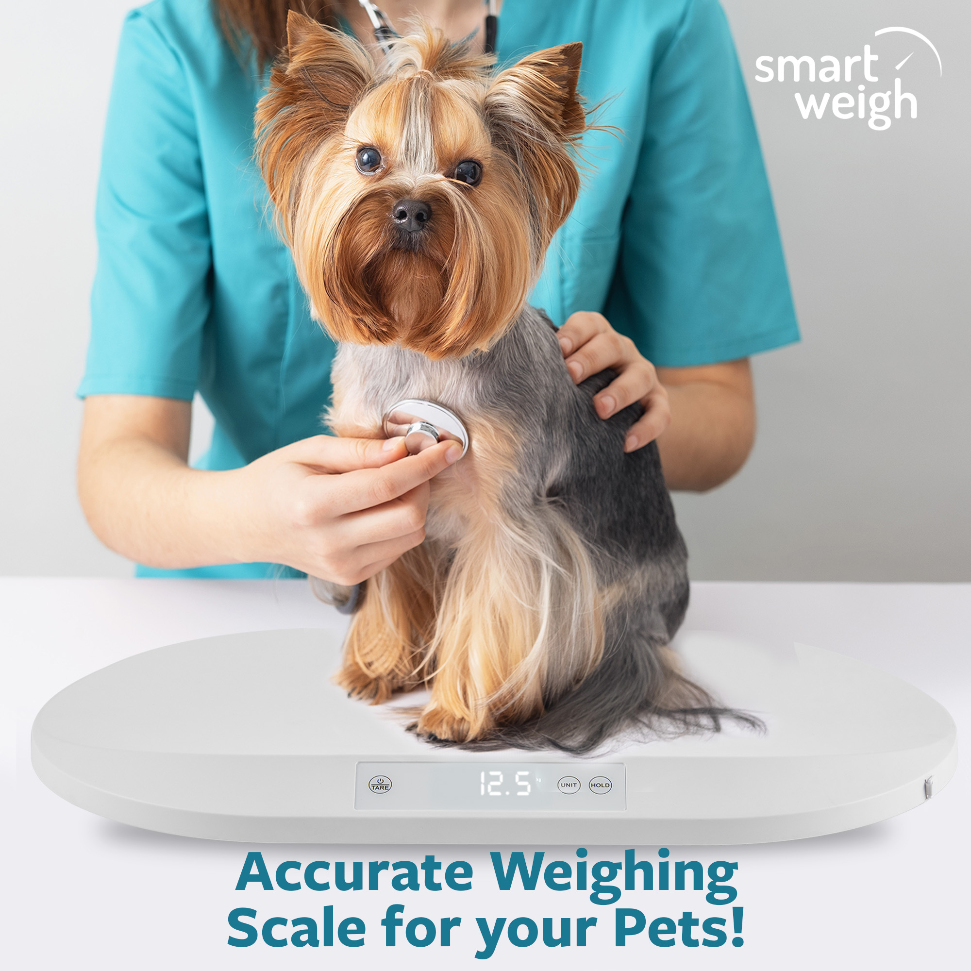 Smart Weigh Accurate Digital Baby and Pet Scale  - 40kg Capacity