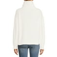 thumbnail image 3 of Time and Tru Women's Plush Cowl Neck Pullover, 3 of 5