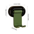 thumbnail image 3 of Portacepillos de dientes de pared, organizador de baño con base de plástico, estante desmontable, diseño minimalista moderno, para zonas húmedas, material resistente, almacenamiento en, 3 of 8