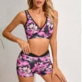 thumbnail image 4 of Bathing Suit for Women Wycnly Womens Bikini Sets Bikini Swimsuits for Women Summer Beach Fashion Floral Print Two Pieces Swimwear Ladies Girls High Waist Swimsuits, 4 of 5