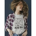 thumbnail image 2 of Lucky You Emoji - Japanese Maneki Neko Cat Design Women's T-shirt, 2 of 4