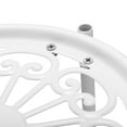 thumbnail image 5 of 2 Tier Metal Plant Stand, Round Flower Pot Rack Planter Holder Modern For Garden Patio Indoor/Outdoor Black White, 5 of 9