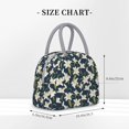 thumbnail image 2 of Disketp Lilies Flowers Bolsa Térmica para Almuerzo, Lonchera con Abertura Amplia y Gran Capacidad, Organizador Reutilizable para Mujeres, Hombres y Adultos, 2 of 6