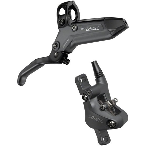 SRAM Level Bronze Stealth Disc Brake and Lever - Front, Post Mount, 2-Piston, Aluminum Lever, SS Hardware, Dark Polar,