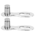 thumbnail image 2 of 10 pares de juntas de bicicleta de montaña plateadas para cadenas de 9 velocidades Conector de cadena de bicicleta de velocidad, 2 of 8