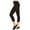 Crop Black, variant on Womens Leggings Stretchy Full Length Carpi Footless Tights Workout Yoga Pants Cropped
