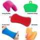 thumbnail image 3 of Multi-Colored Silicone Sponges for Kitchen Cleaning, Set of 6 Dishwashing Scrubbers, 3 of 5