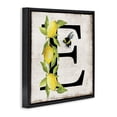 thumbnail image 4 of Stupell Industries Lemon & Bee E Letter Insects Painting Black Floater Framed Canvas Art Print Wall Art, 18 x 18, 4 of 10