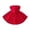 Red, variant on QUOTAY Winter Cape for Girls Hooded Knit Poncho Sweater Kids Shawl with Bow Toddler Holiday Pullover Warm Outerwear Red,18-24 Months