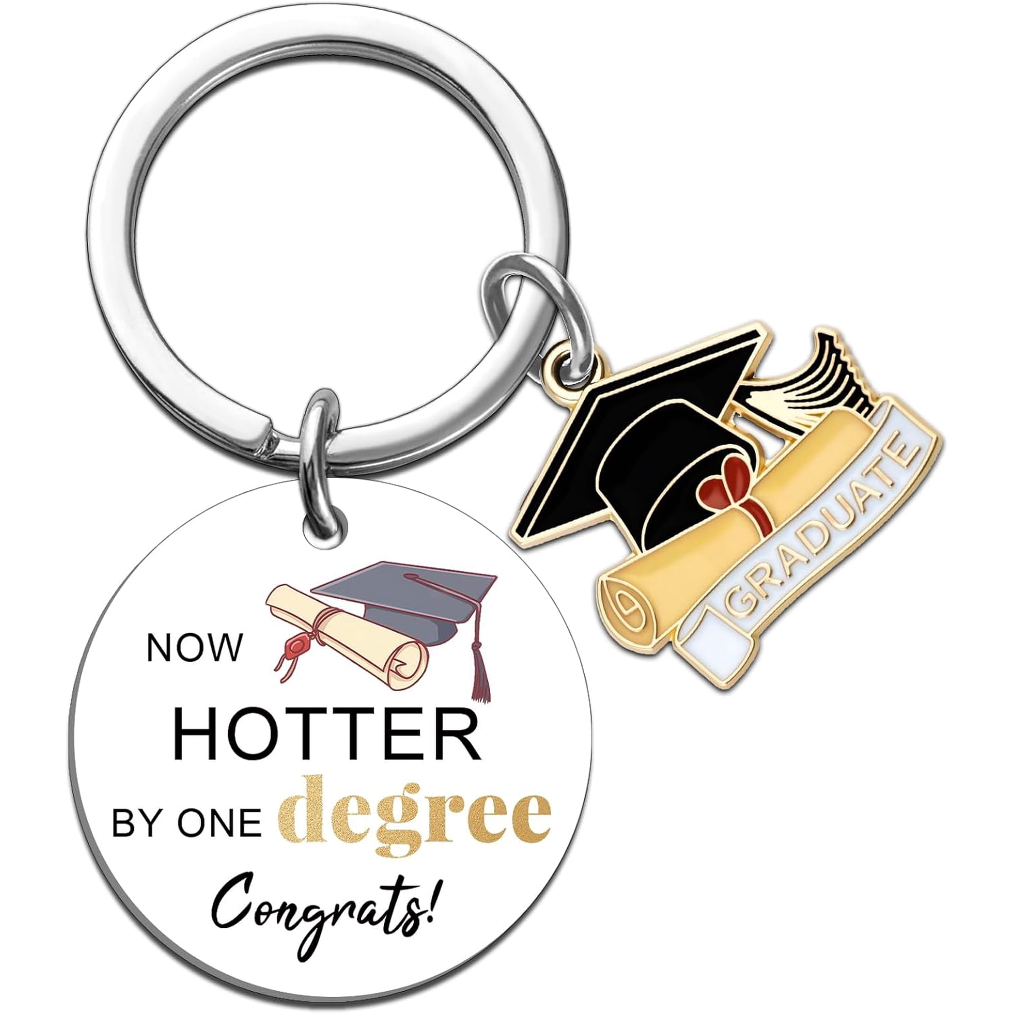 Class of 2026 Keychain Senior 2026 Graduation Gifts for Her Him High School Graduation Gifts for Her College Masters Degree Graduation Gift Ideas