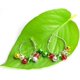 thumbnail image 3 of Colorful Bell Earrings Cute Alloy Decoration Pendant Earrings Hoop Drop Christmas Earring For Women Girl, 3 of 5