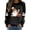 Black [Halloween Shirts for Women Clearance Sales], variant on WEIWEN Halloween Sweaters for Women 2026 Cute Ghost Drinking Coffee Pumpkin Halloween Sweatshirts for Women Long Sleeve Shirts Women's Clothing Fall Outfits Grey, S