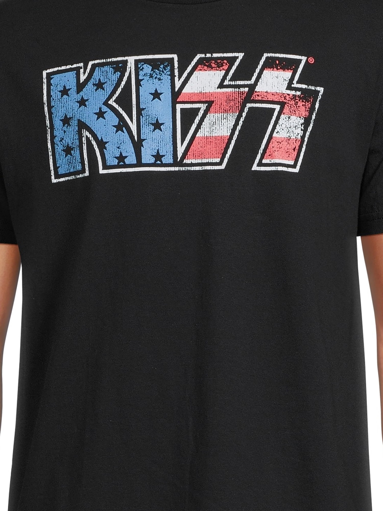 Kiss Men's and Big Men's American Rock Band Graphic Tee, Sizes S-3XL