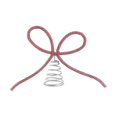 thumbnail image 2 of Bow Christmas Tree Topper Xmas Tree Top Decor Elegant Metal Construction for Holiday Living Room Parties, 2 of 9