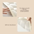 thumbnail image 6 of Cinvoph Thick Soft Bath Mat Non-Slip Absorbent Bathroom Rug Non-Skid Backing for Bedroom Shower Room Kitchen 16"x24" White, 6 of 6