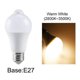 thumbnail image 2 of 85-265V E27 PIR Motion Sensor Lamp 12W Bulb with Motion Sensor Infrared Motion Detector Security Light Warm Light, 2 of 5