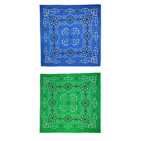 Bandanna Co Texas Paisley, Royal   Kelly