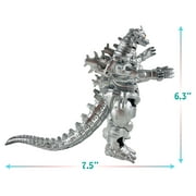 Set of 2 Monster Dinosaur Earth Mecha Figures King of The Monsters, 2021 Movable Joints Action Movie Series Soft Vinyl, Travel Bag